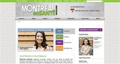 Desktop Screenshot of montrealensante.com